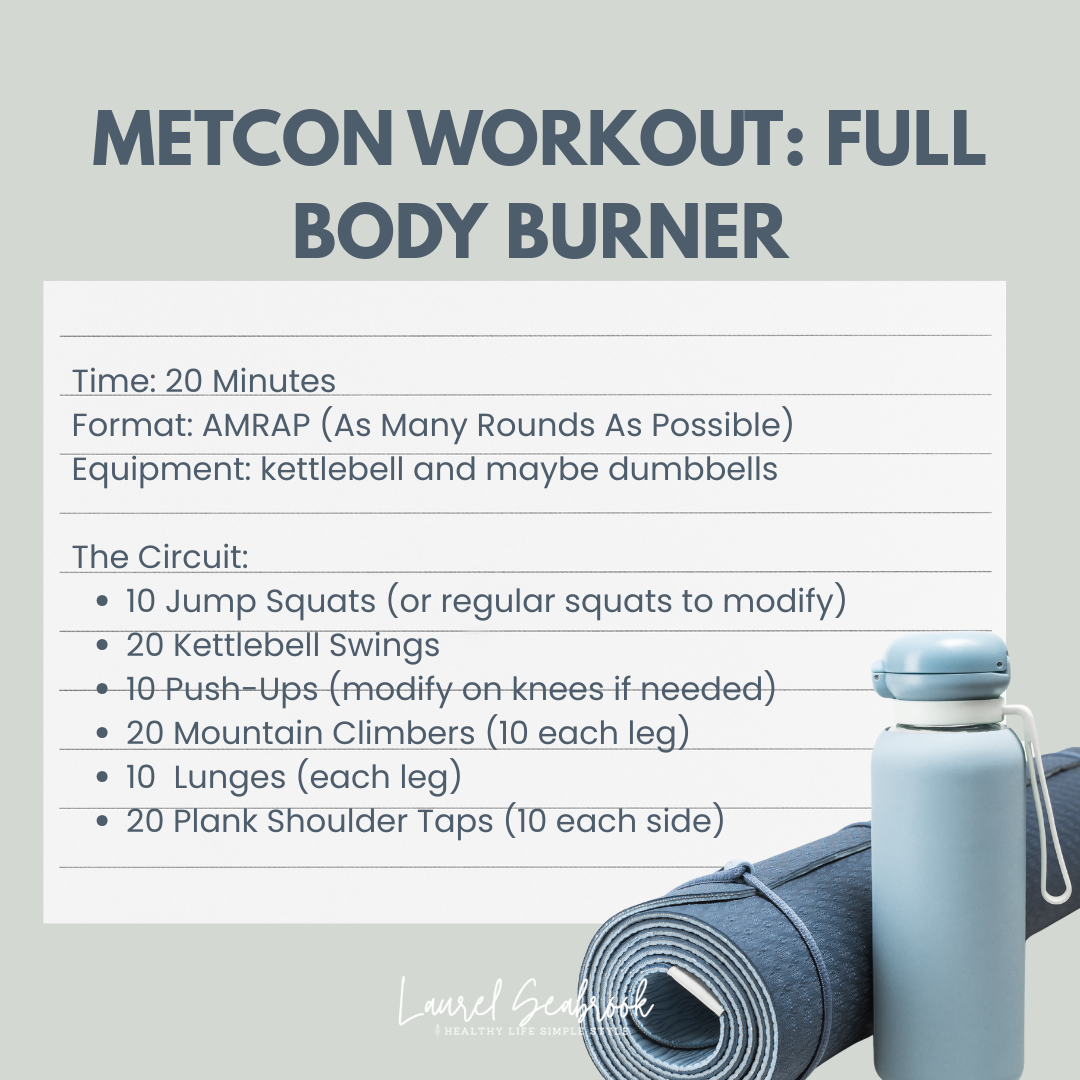 What is Metcon? (a quick full body workout you can do anywhere)